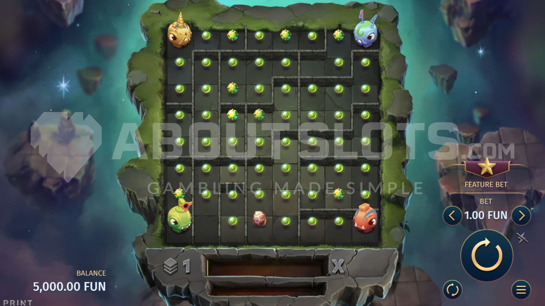 4 Chomplings in start position