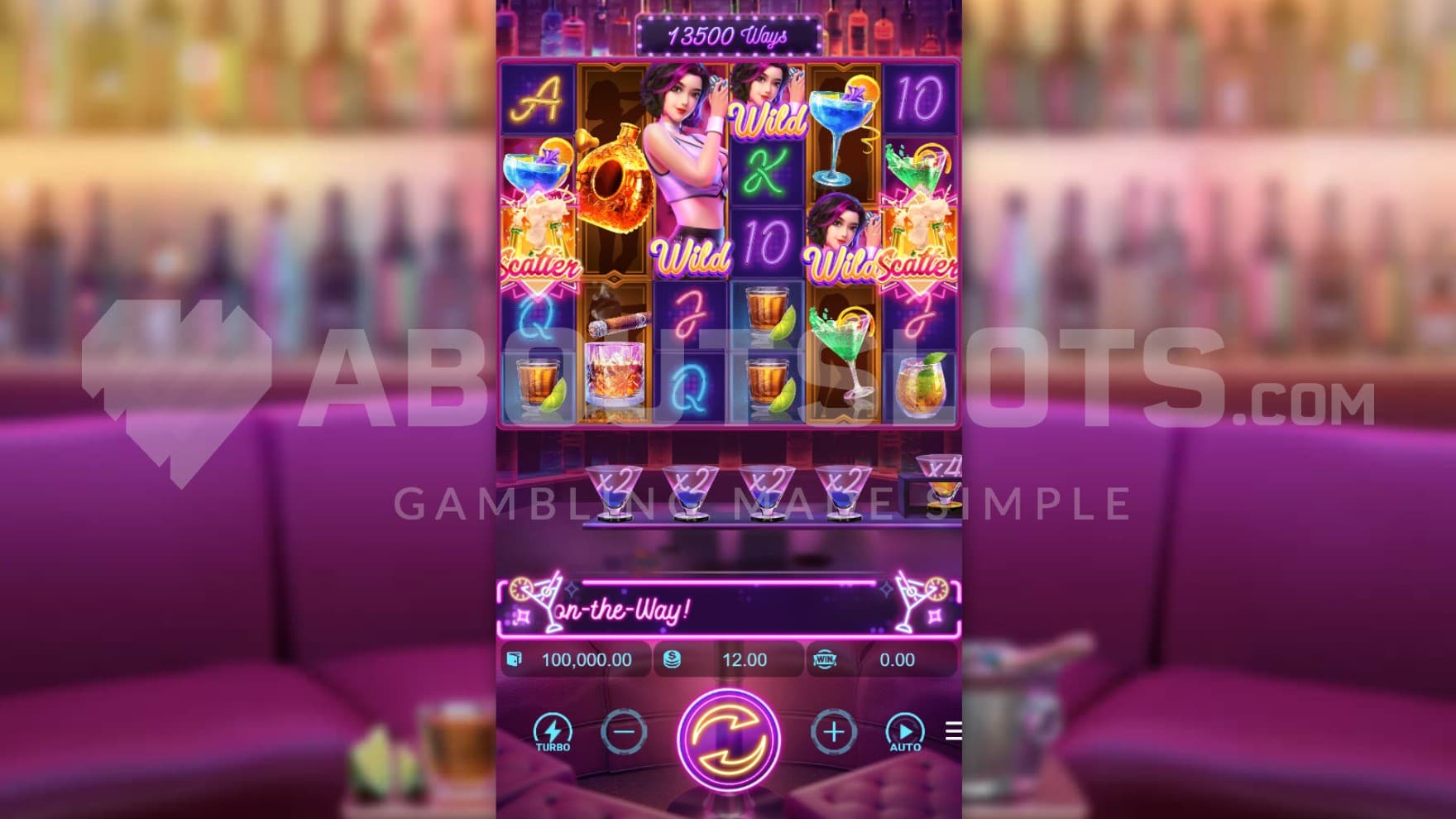 set in a bar