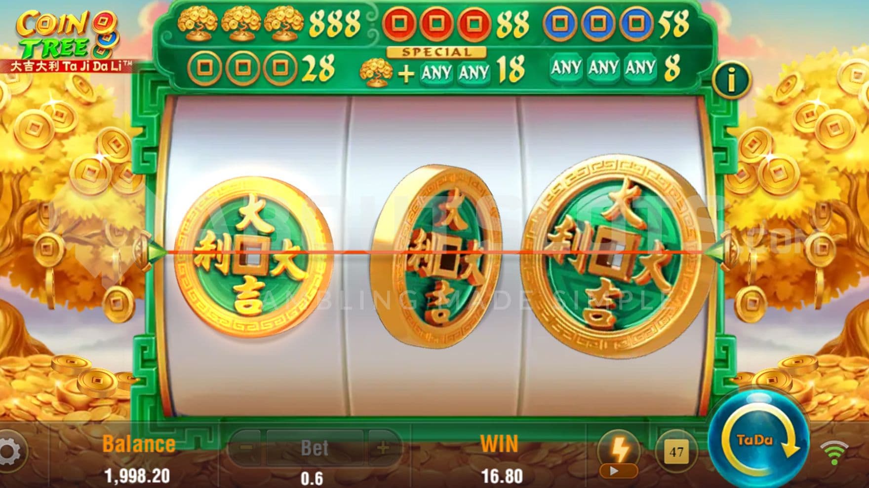 Coin Symbols win