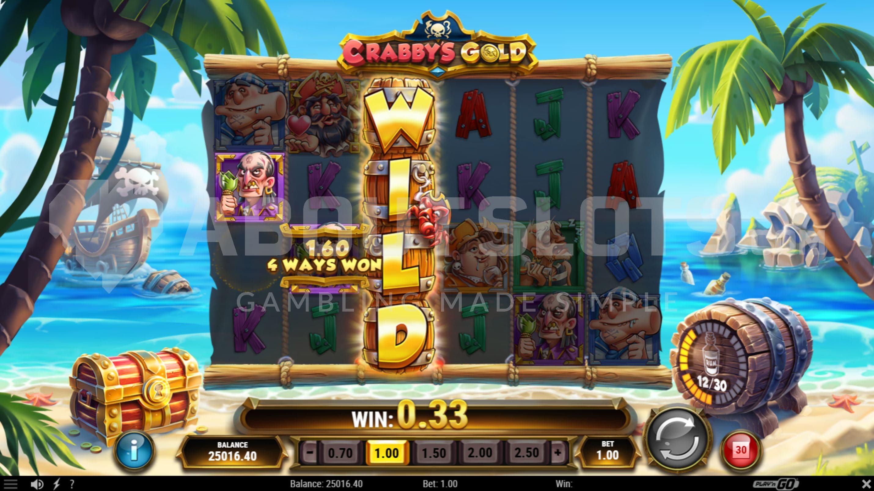 Wild Symbol on reel 3