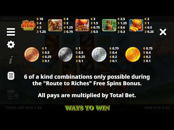 silk-road-riches-slot-paytable