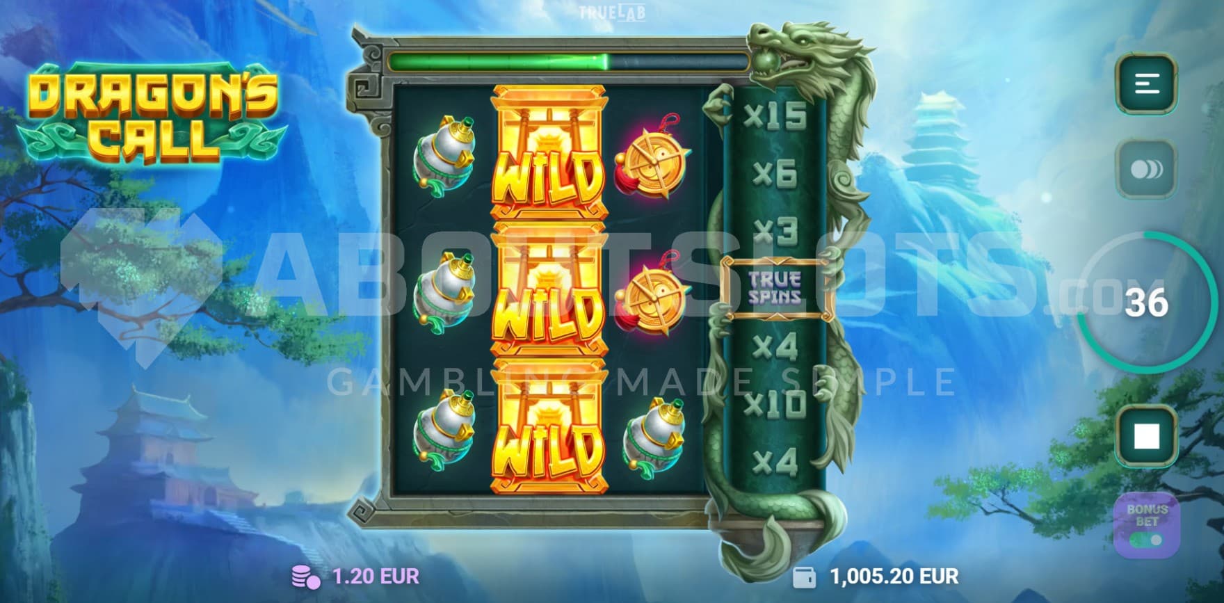 Stacked Wild Symbol on reel 2