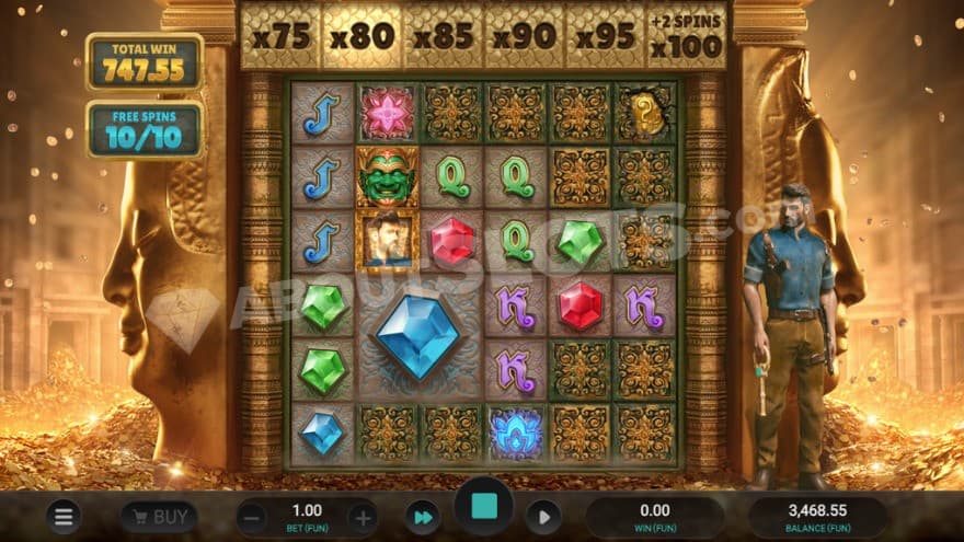 Super Free Spins feature with a current 80X win multiplier.