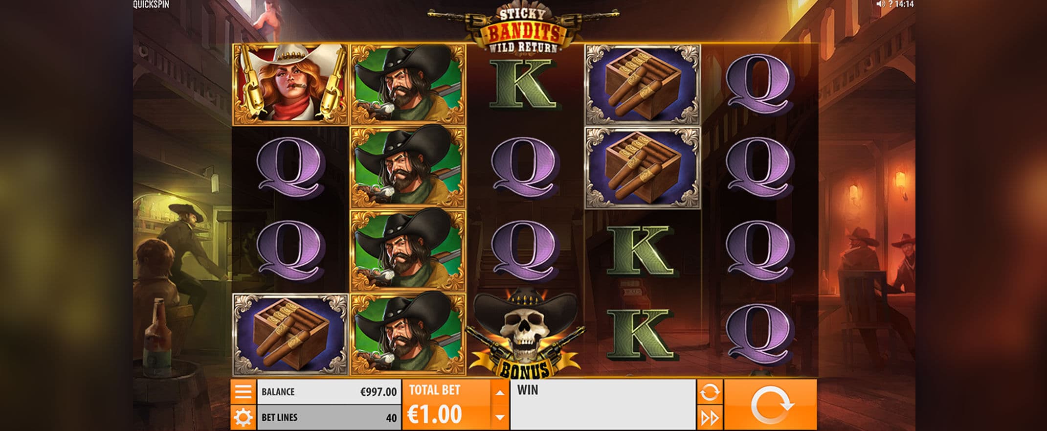 Sticky Bandits Wild Return Slot Gameplay