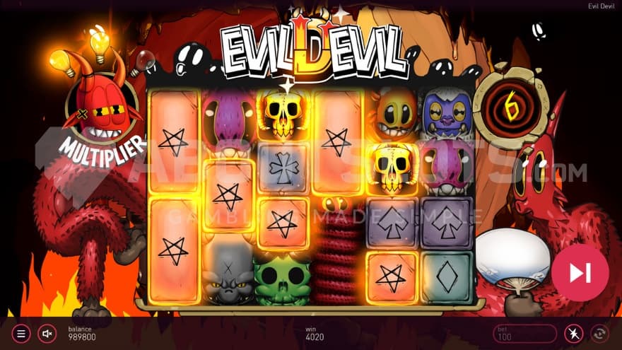 A win of 40.20X the bet in the Free Spins. 