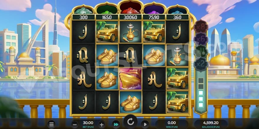 A screenshot of the base game view