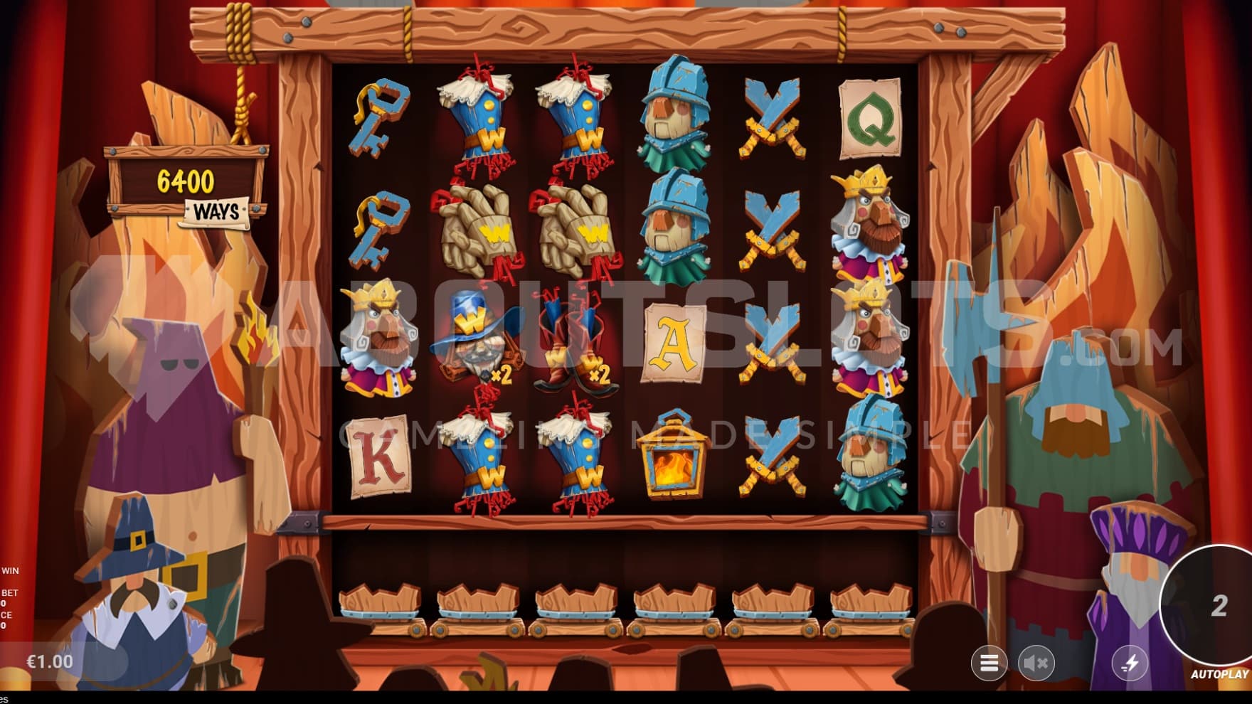 Different Execution Modifiers are active during the bonus game