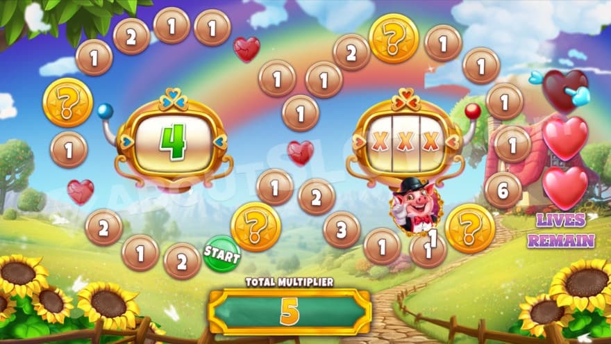 A screenshot of the super bonus trail