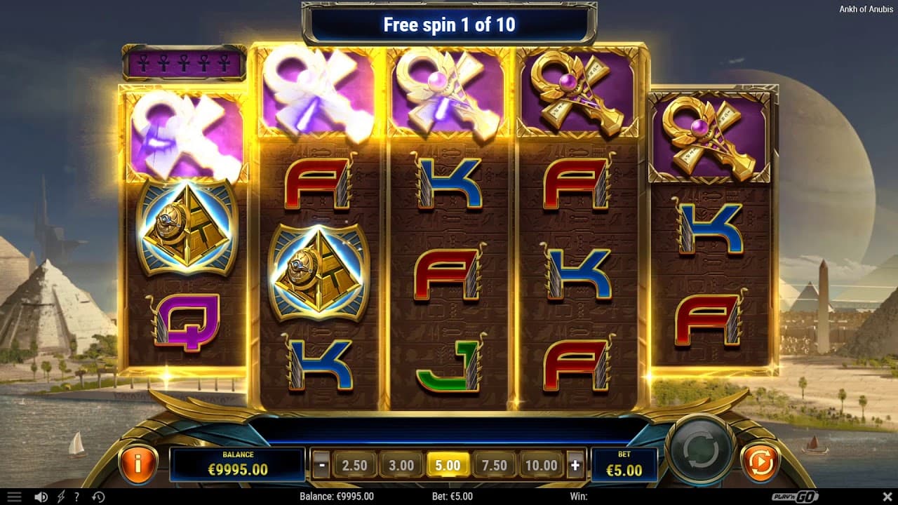 Ankh of Anubis Slot Gameplay
