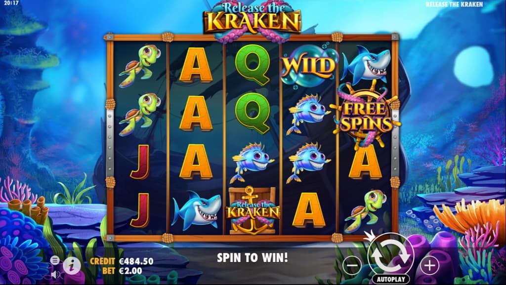 Release the Kraken Slot Gameplay