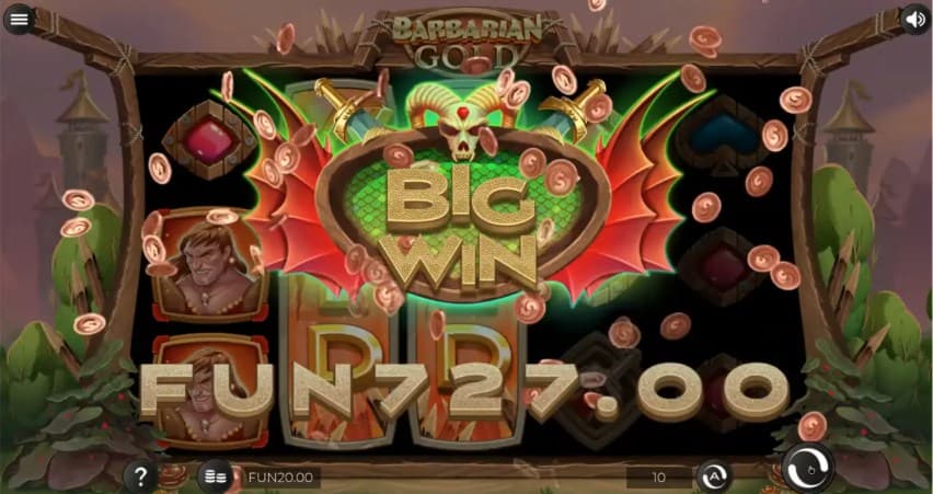 Barbarian Gold Slot Gameplay