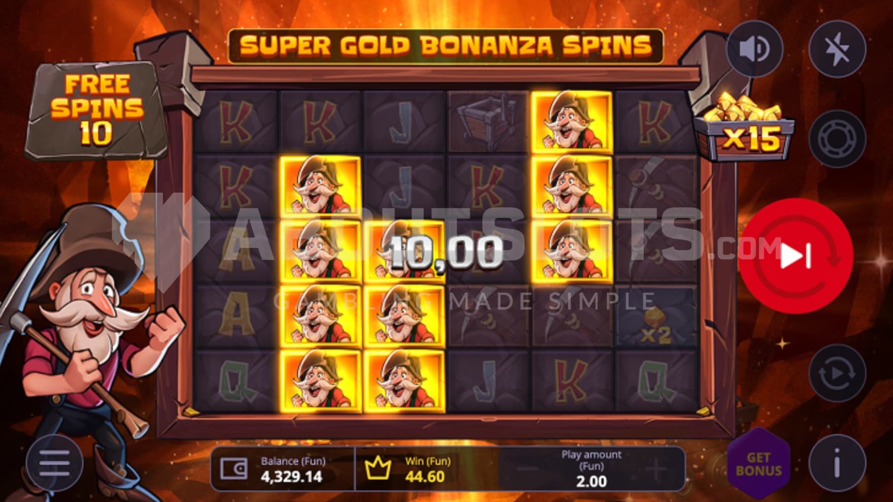 15X Multiplier in view