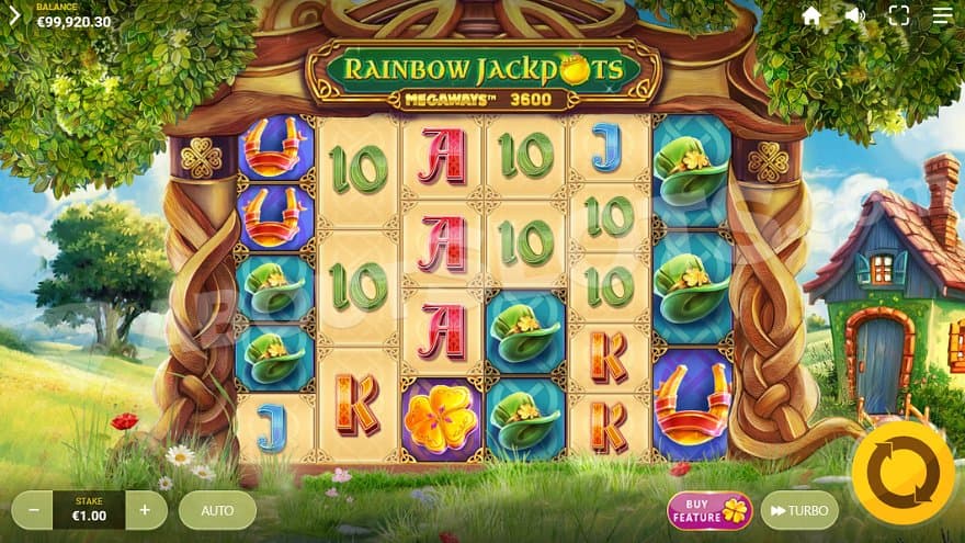 A casino slot on a tree.