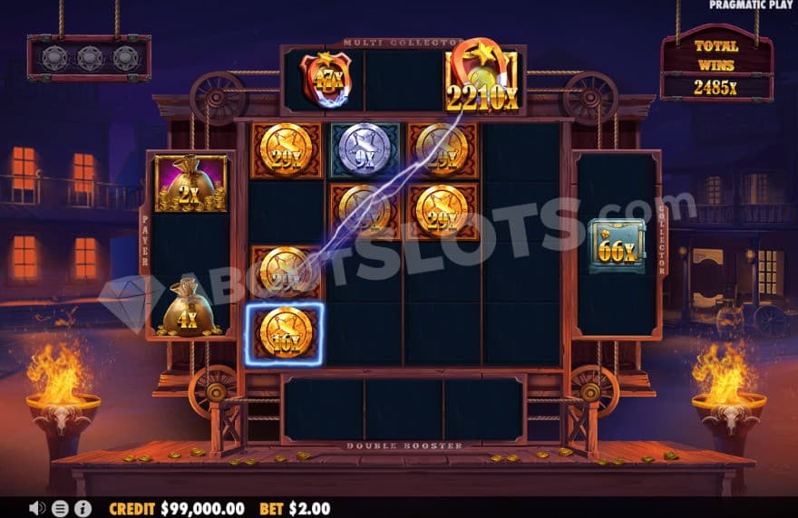 Free Spins bonus game with a Super Multi Collector Symbol.