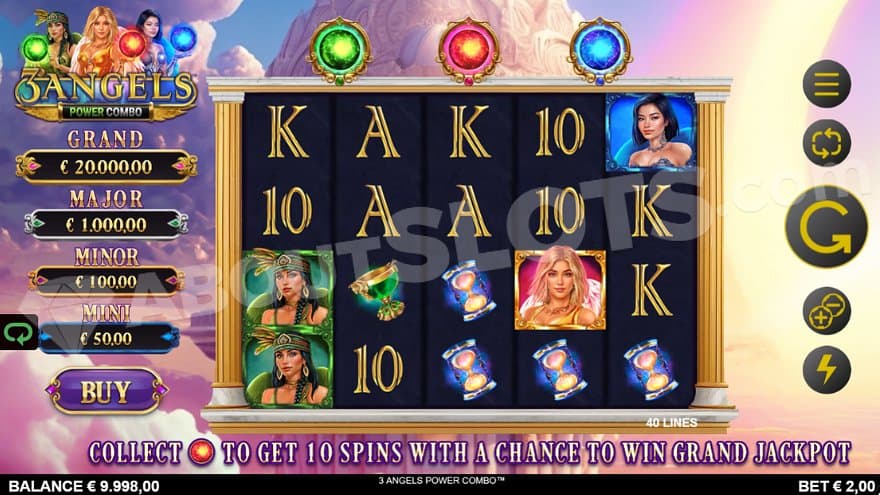 A casino slot with 5 reels and 4 rows.
