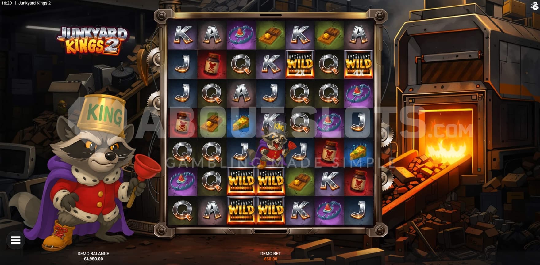 6 Wild Symbols in view