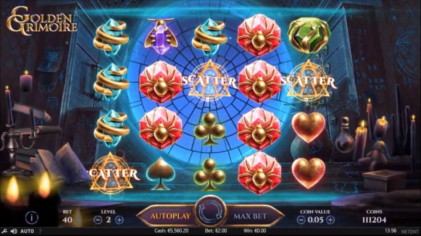 golden grimoire netent slot
