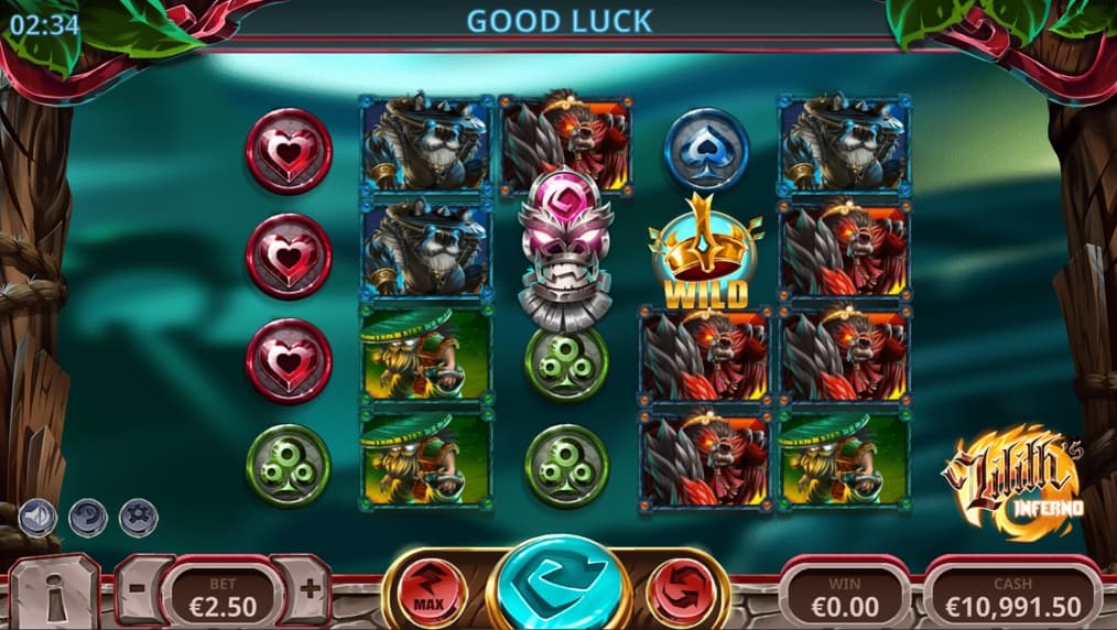 Lilith's Inferno Slot Gameplay