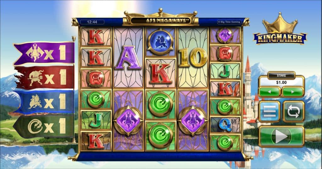 Kingmaker Megaways Slot Gameplay