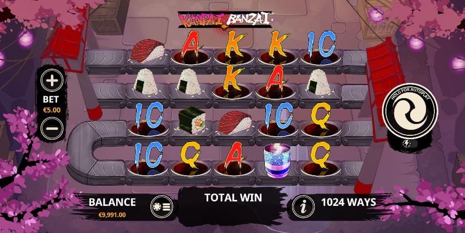 Kanpai Banzai Slot Gameplay