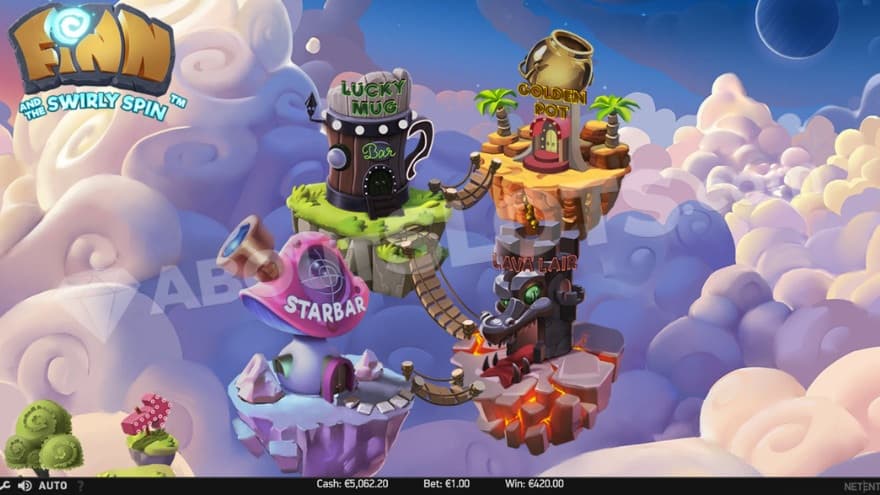 A screenshot of the various Free Spins