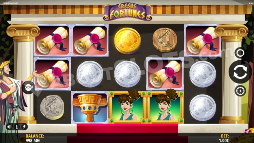 Base game with Cresus to the left.