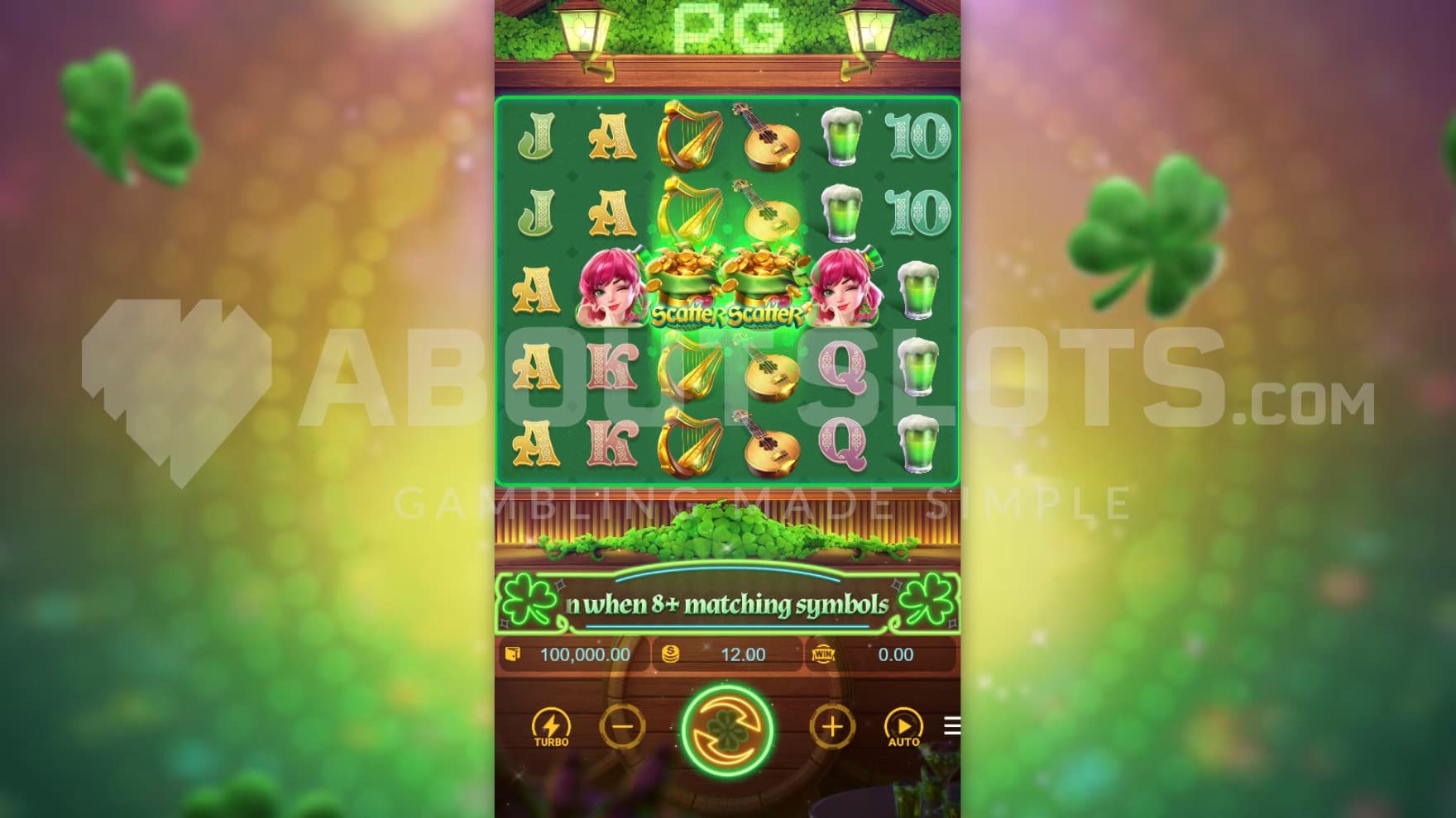 Green background