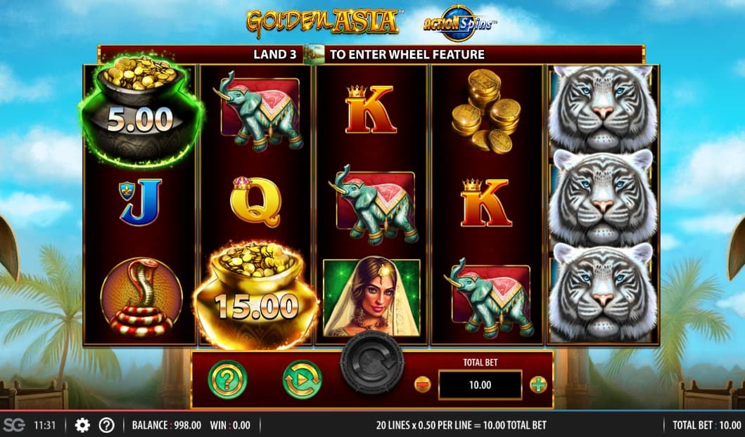 Golden Asia Slot Gameplay