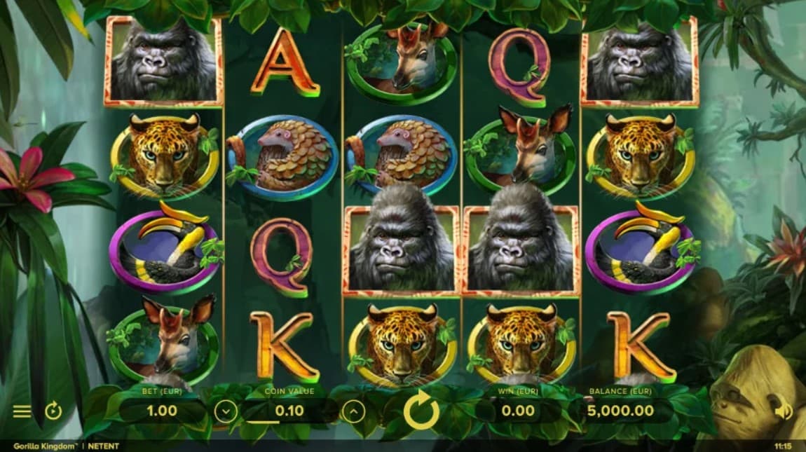 Gorilla Kingdom Slot Gameplay
