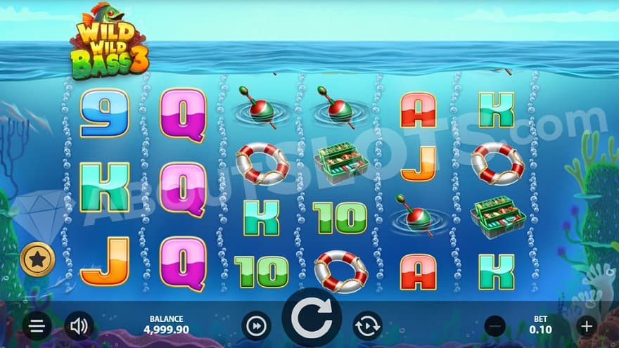 A casino slot in sea water.