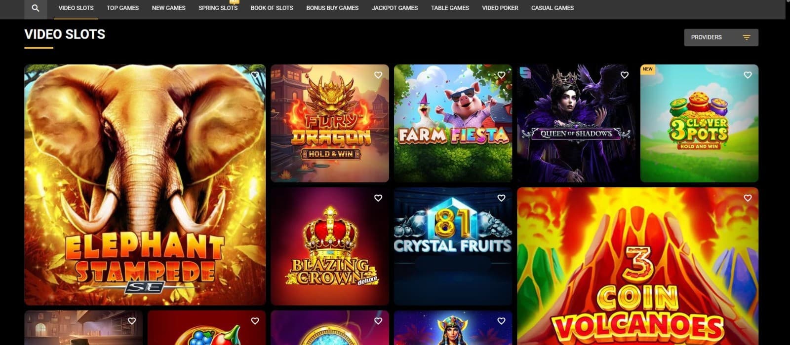 Exciting online slot games, such as Elephant Stampede, Farm Fiesta, and more  available at OlympusBet Casino.