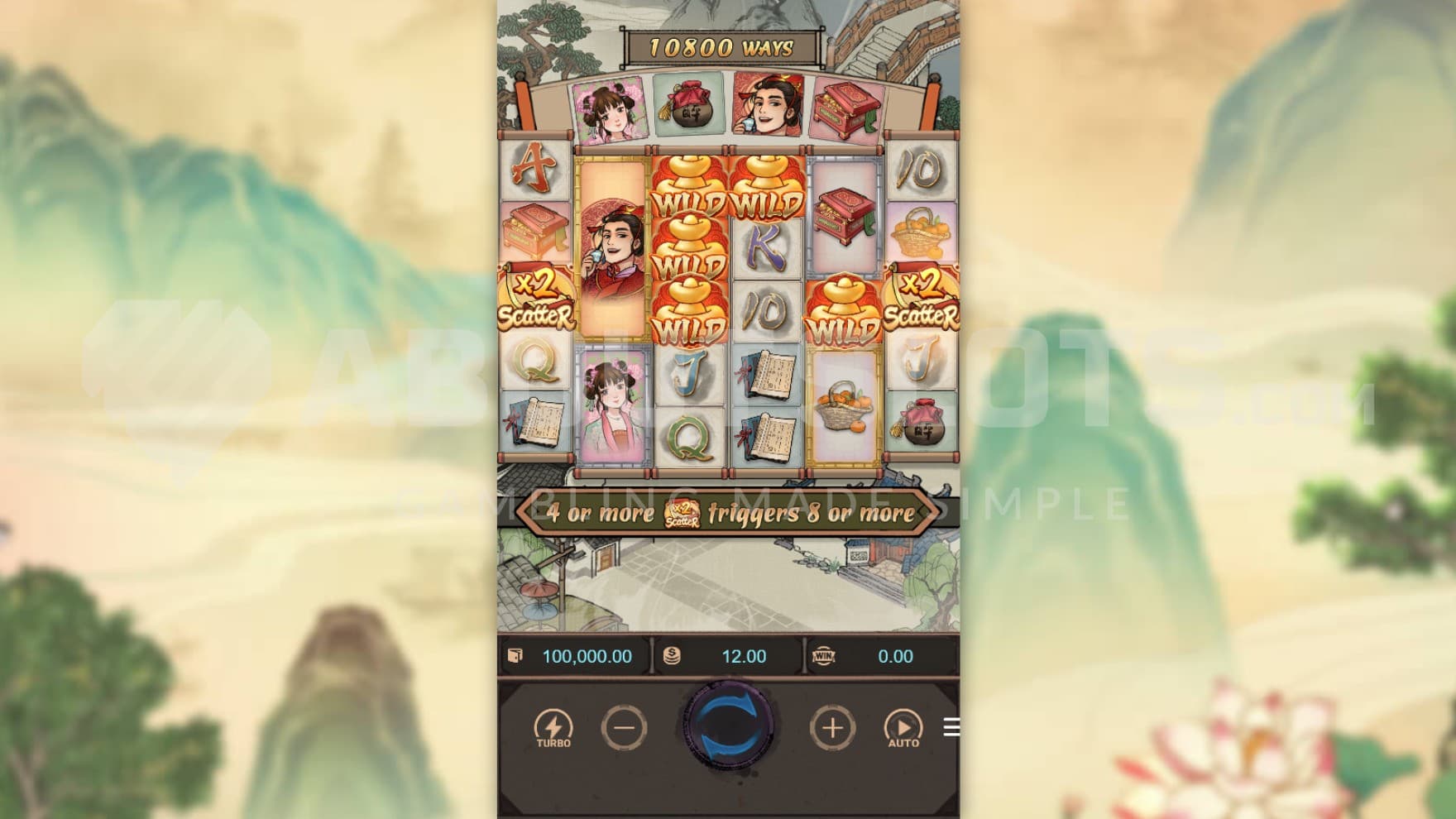 mountains in the background