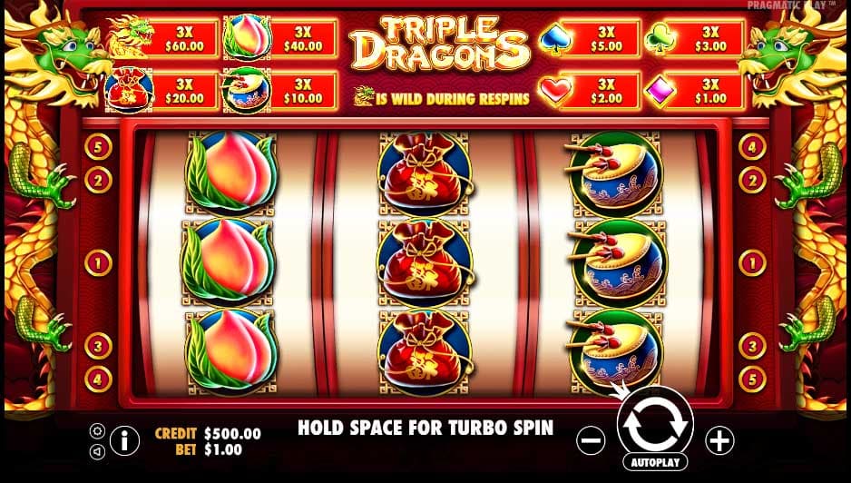 triple dragons slot