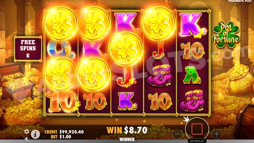Wild Symbols on reels 1, 2, 3, and 4 guarantee wins on every free spin.