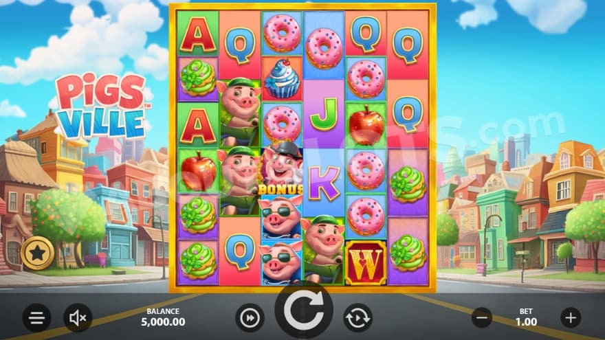 A screenshot of the base game view