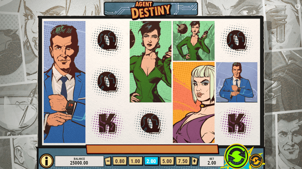 Agent Destiny Slot Gameplay