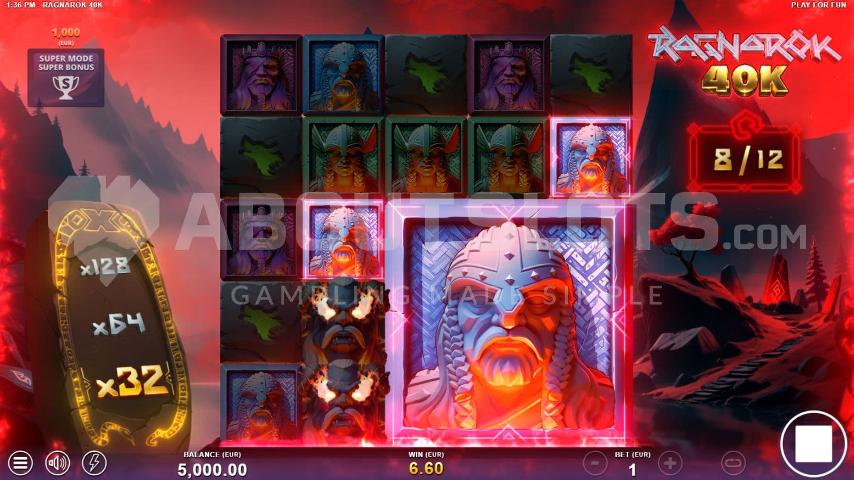 Giant Symbol in right corner