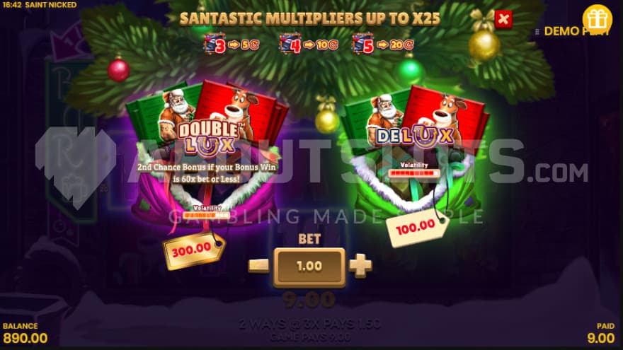 A few mistletoes and bags of presents depicted as the feature buy