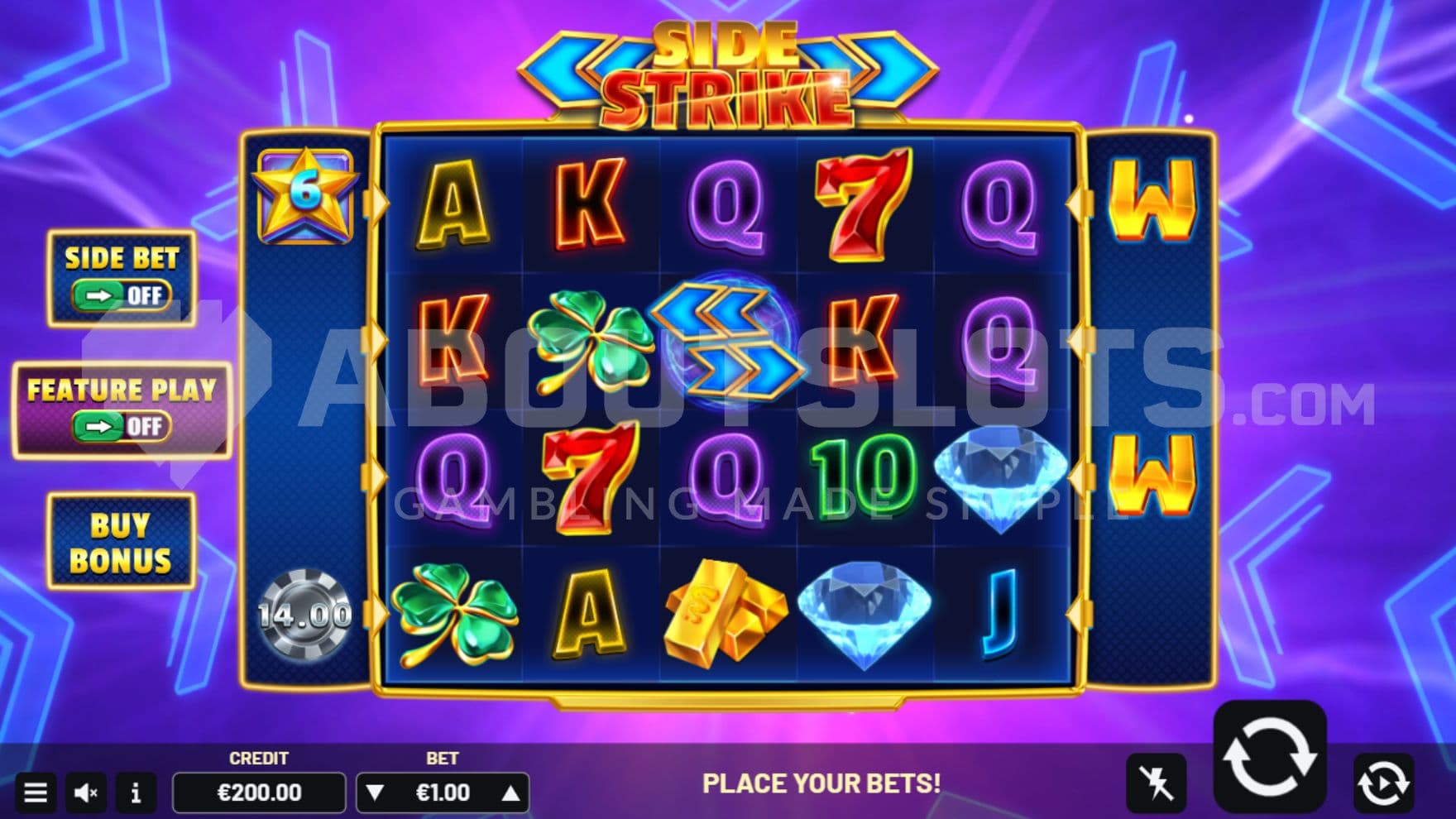 Side Bet on left side