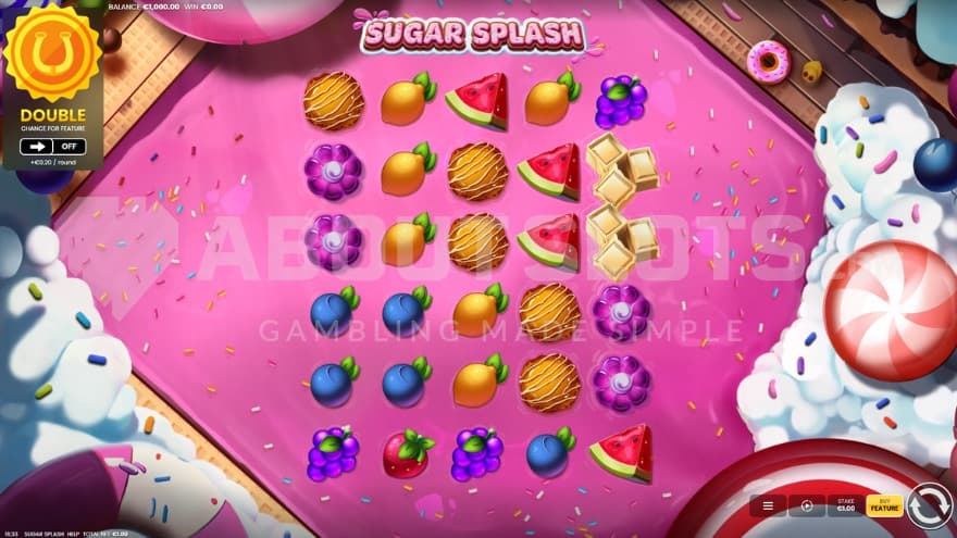 Pink Pool as backdrop