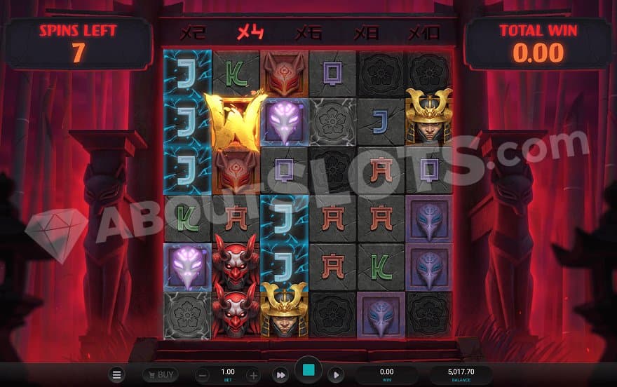 A 4x multiplier in the free spins. 