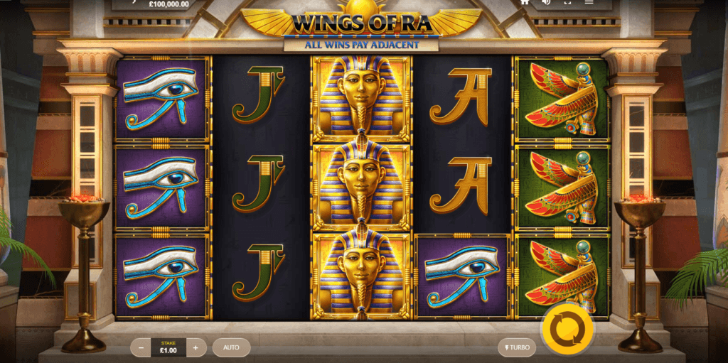 Wings of Ra Slot Gameplay