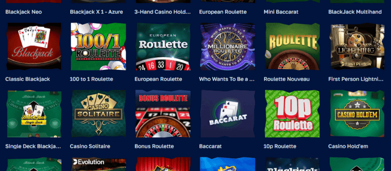 Go beyond slots - Play classic table games at Arctic Casino.