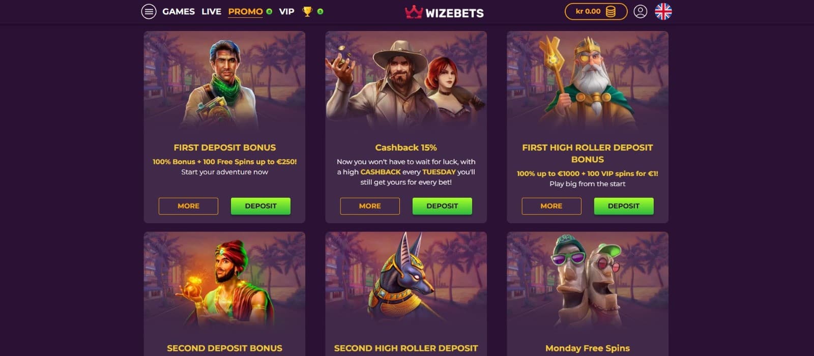 Enjoy a generous welcome bonus of 100% up to €250 and 100 free spins.