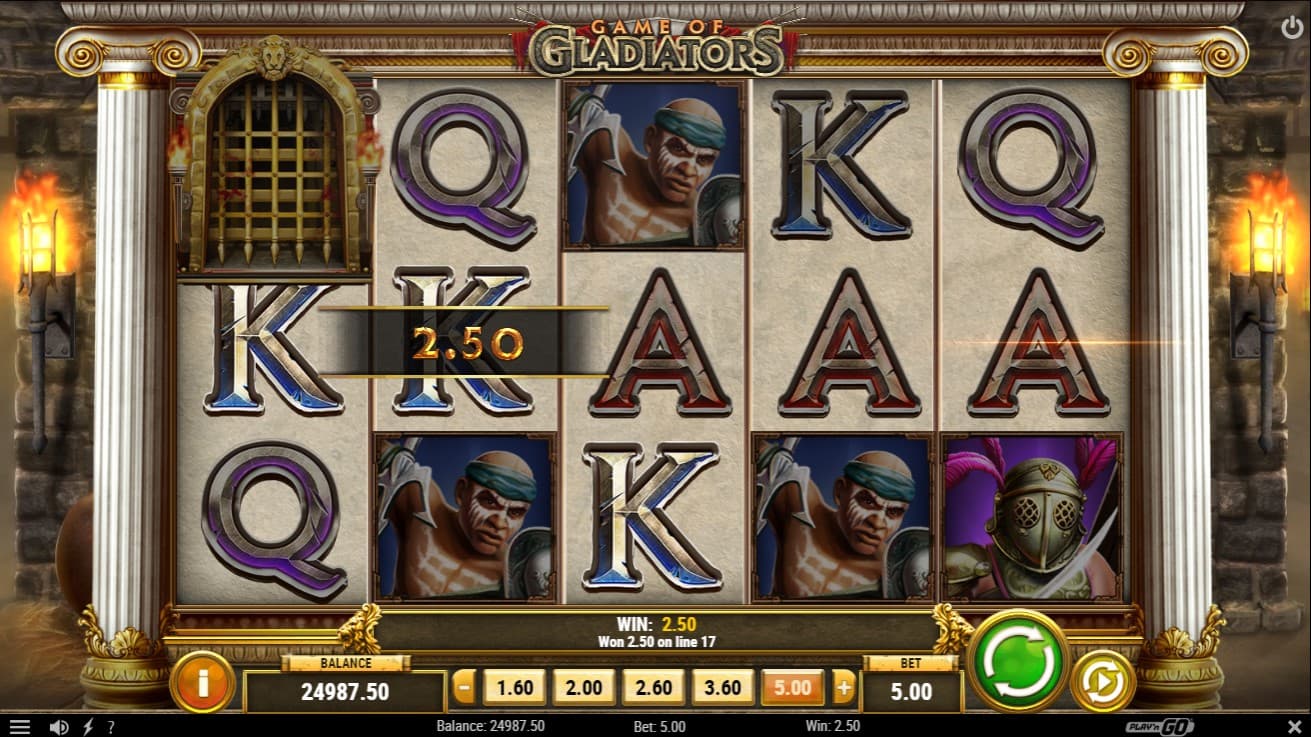Game of Gladiators Slot Gameplay
