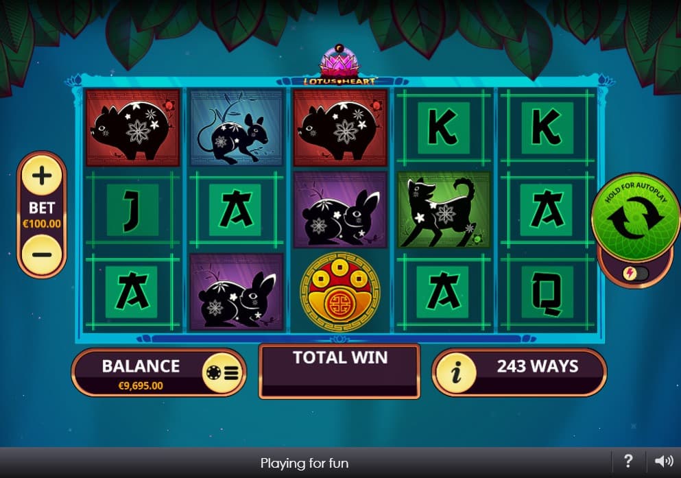 Lotus Heart Slot Gameplay