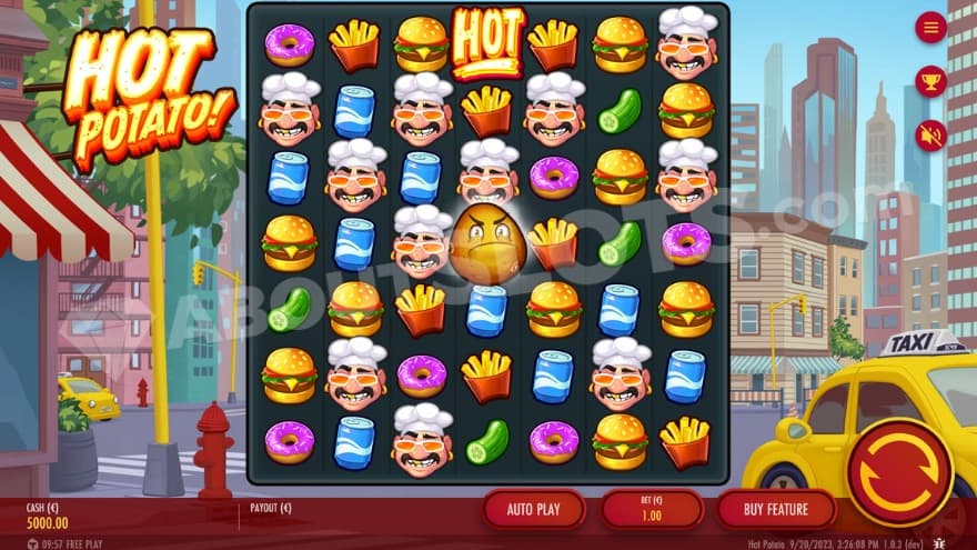 A screenshot from the Hot Potato base game