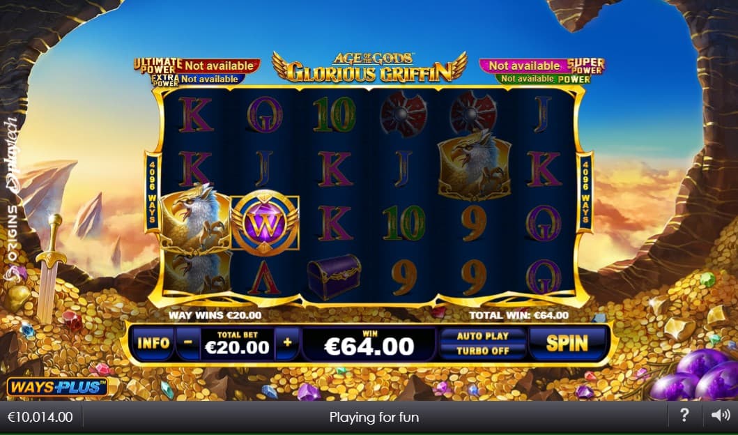 age-of-gods-glorious-griffin-slot-gameplay