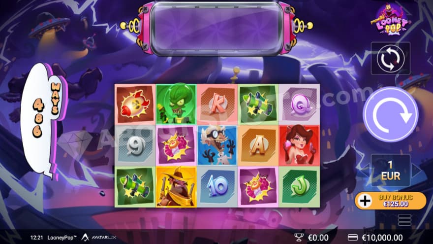 Base game with a big tesla coil in the background.