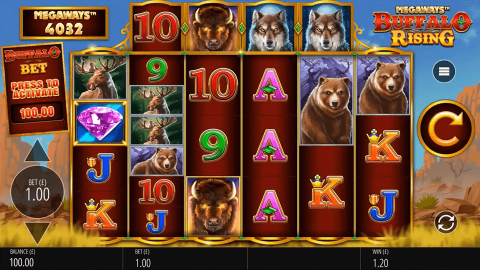 buffalo rising megaways blueprint